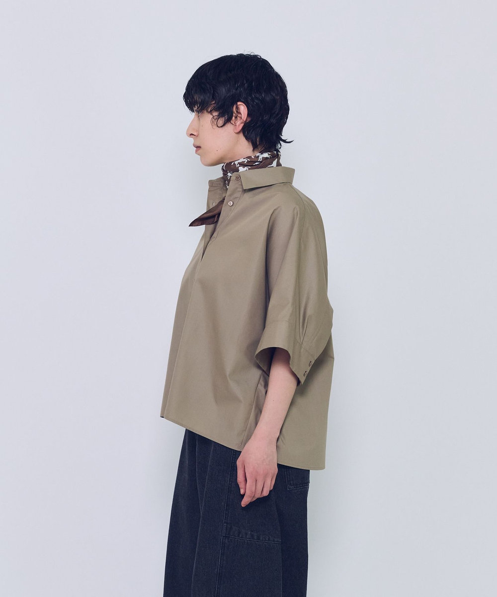 1er Arrondissement チンツフォルムシャツ ベージュ