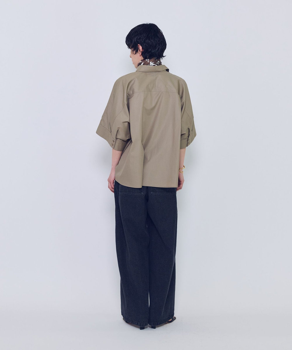 1er Arrondissement チンツフォルムシャツ ベージュ
