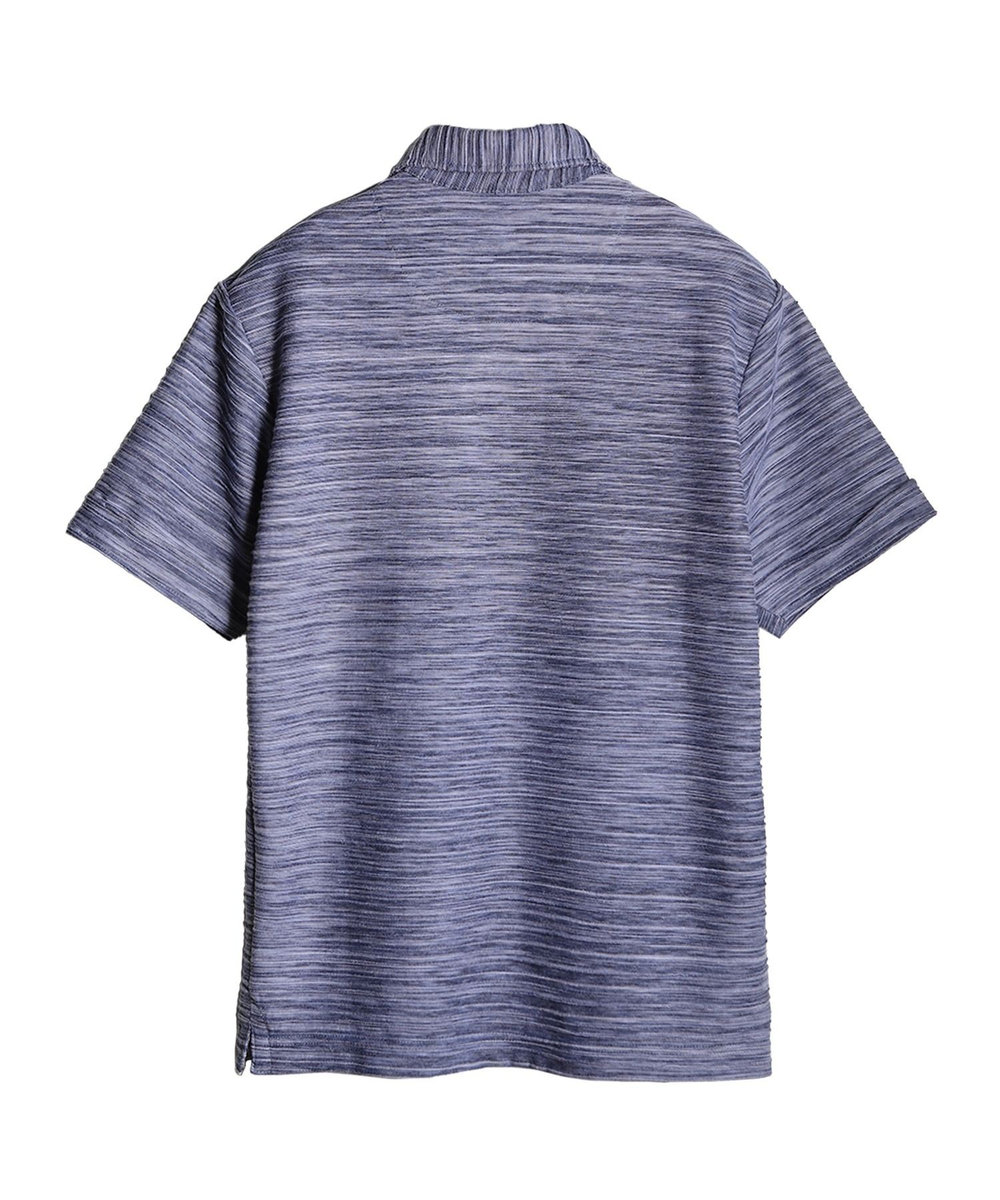 MEN'S BIGI 【WEB限定】スラブタック天竺素材ポロシャツ＜吸水速乾＞ ネイビー
