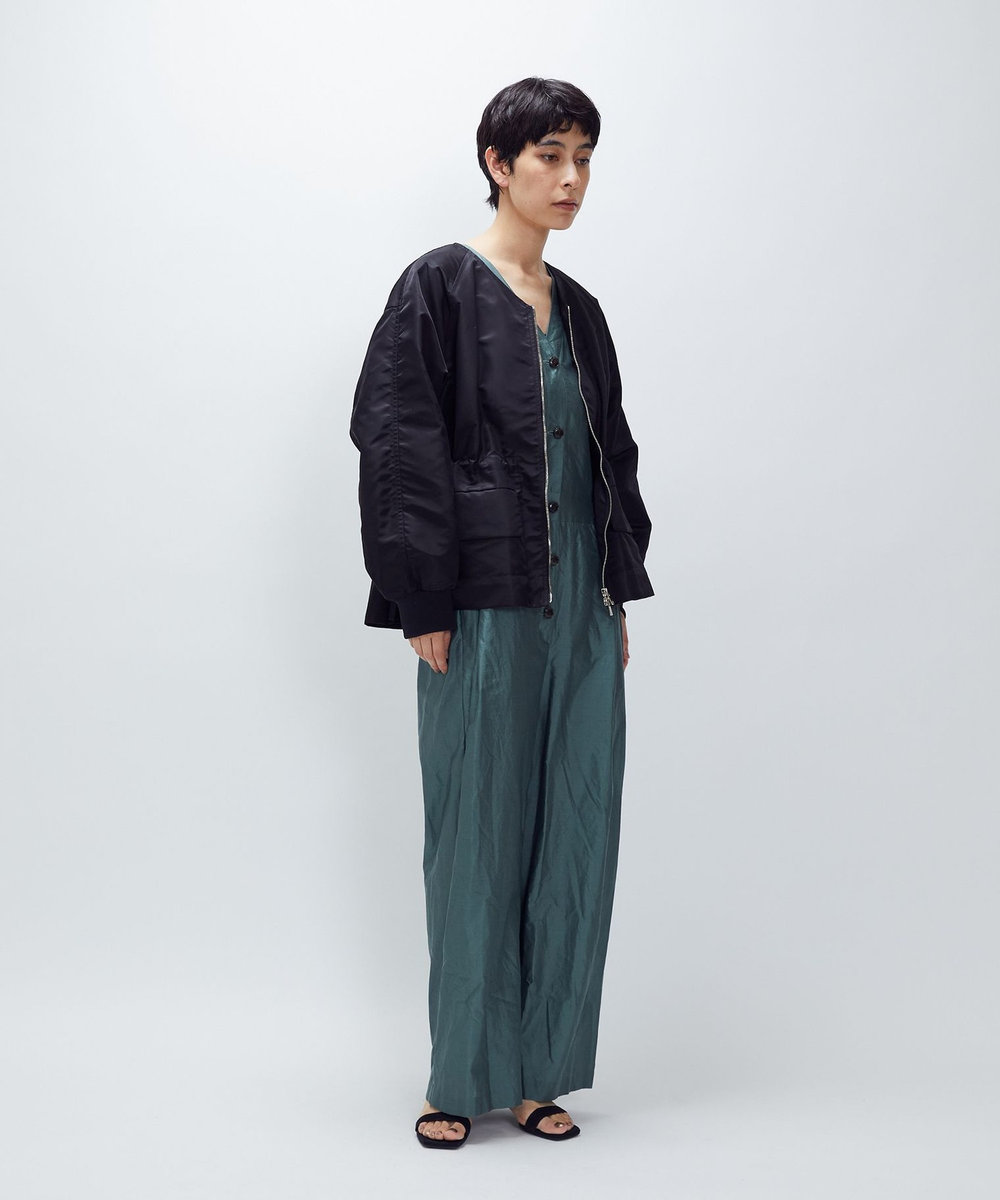 1er Arrondissement シルクコンビネゾン グリーン