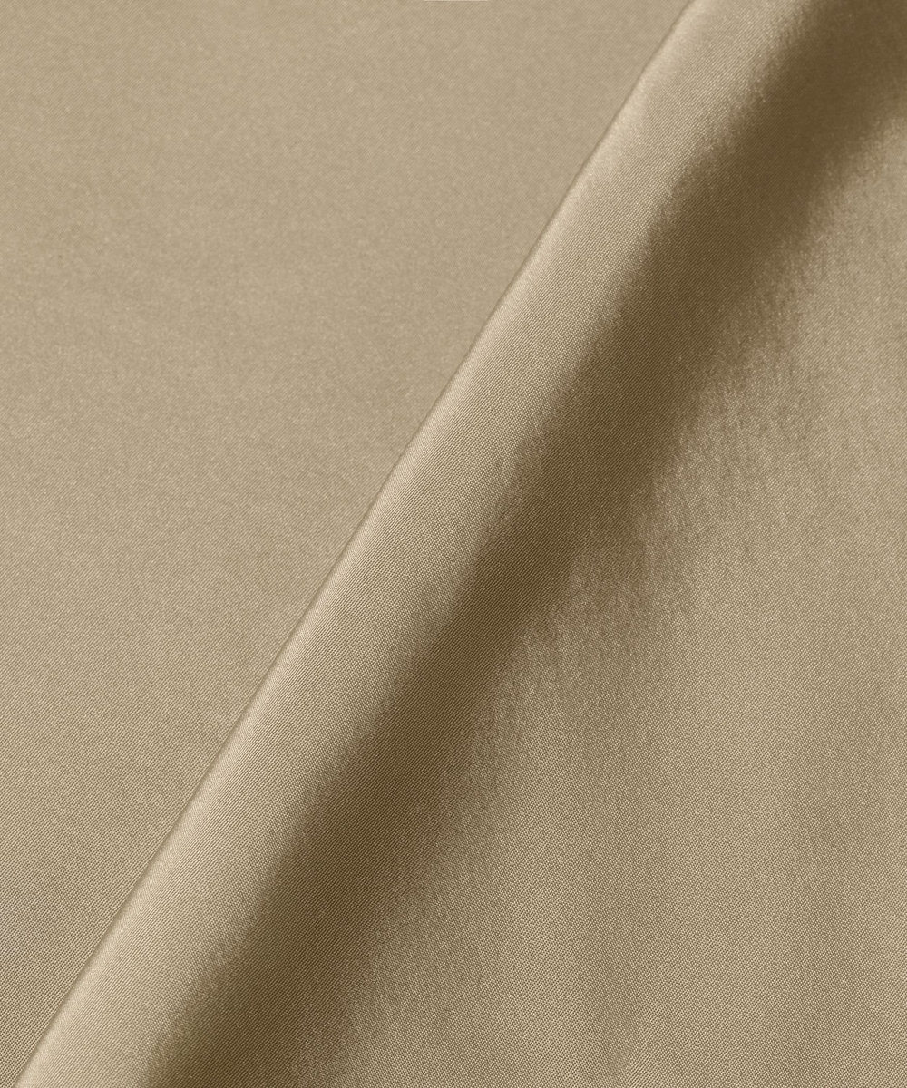 DÉPAREILLÉ TAFFETA PONCHO COAT / タフタポンチョコート ベージュ