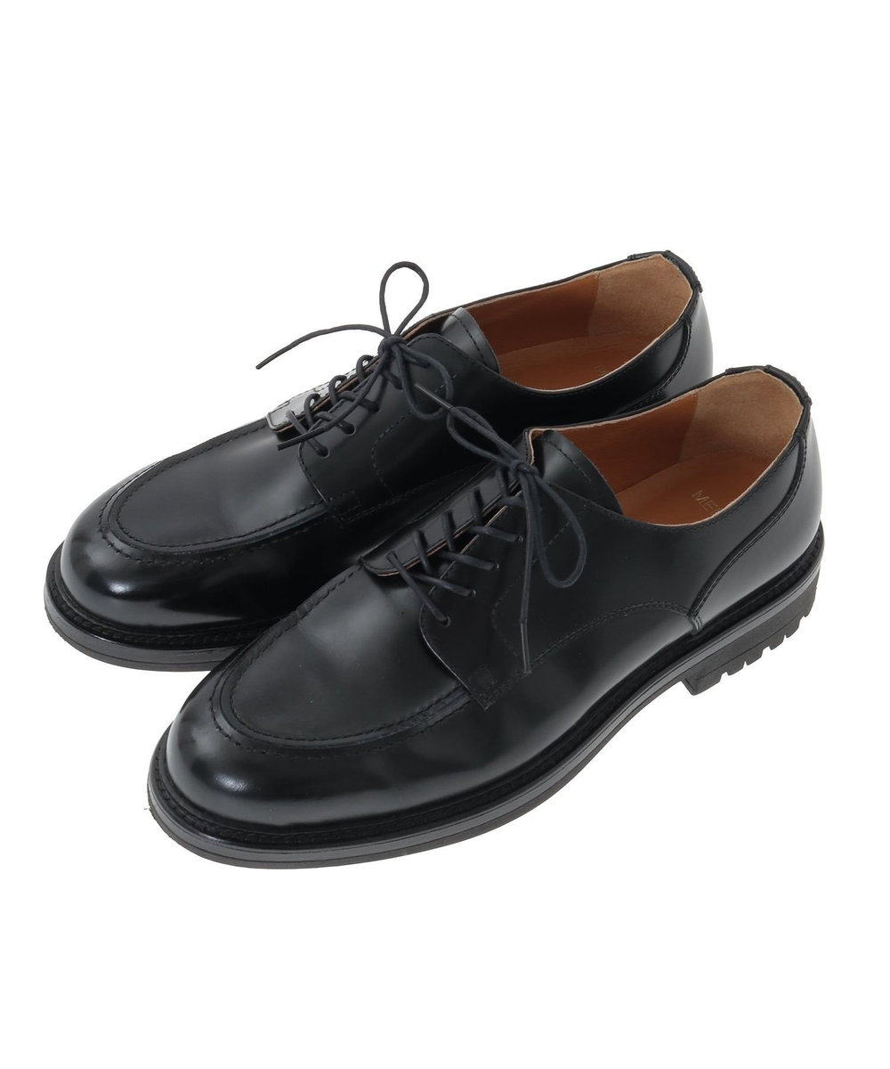 MEN'S BIGI Uチップレザーシューズ ブラック