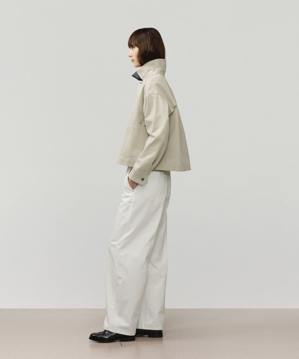 DÉPAREILLÉ GABARDINE PANTS / ギャバジンパンツ ホワイト