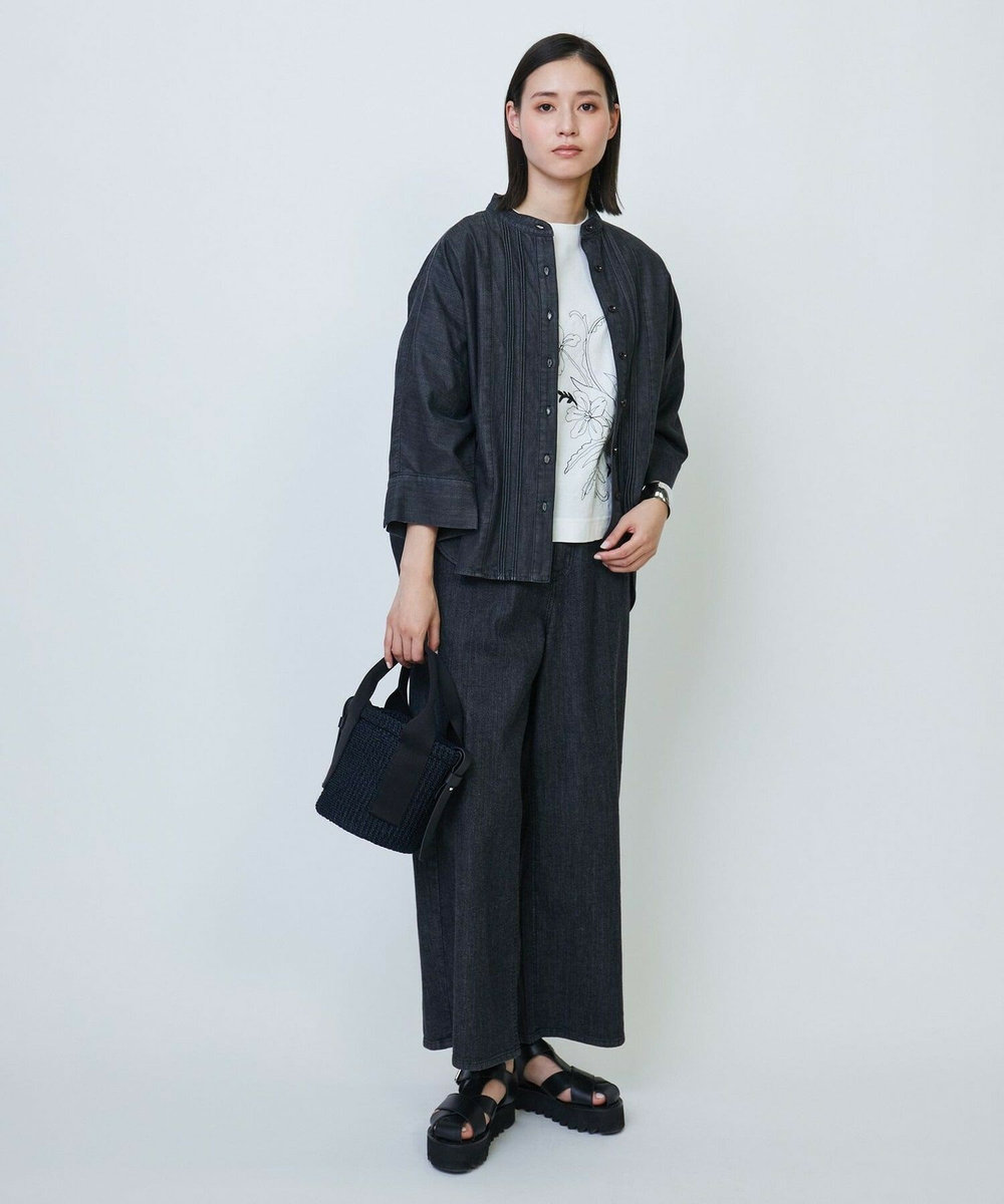 L'EQUIPE 7ozデニムストレッチパンツ ライトブルー