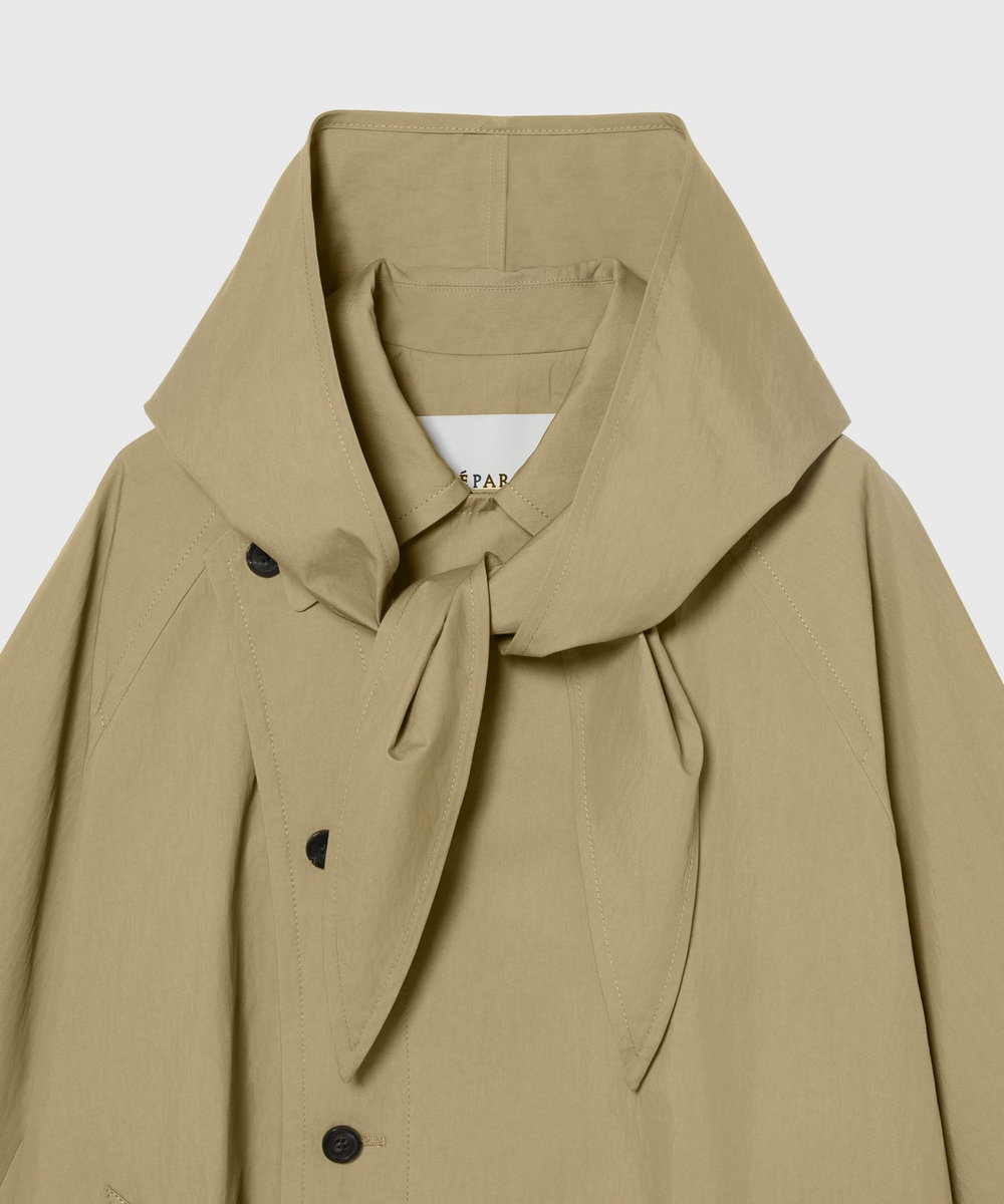 DÉPAREILLÉ GABARDINE BALMACAAN COAT / ギャバジンバルマカーンコート ベージュ