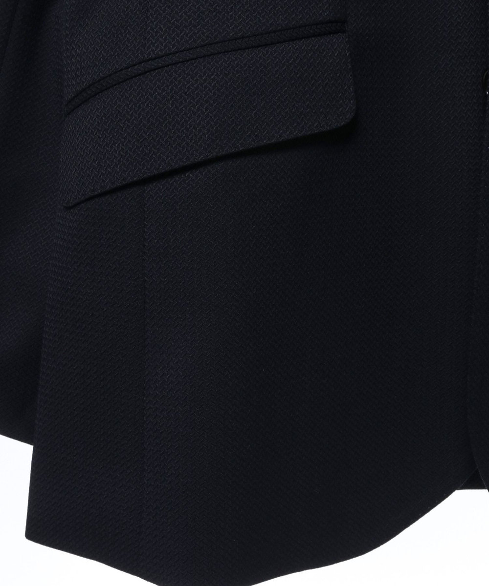 MEN'S BIGI シェブロンジャカードスーツセットアップ＜同素材ベストあり＞ ネイビー