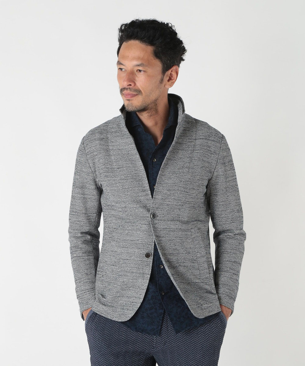 MEN'S BIGI ハニカムメッシュカットジャケット ネイビー