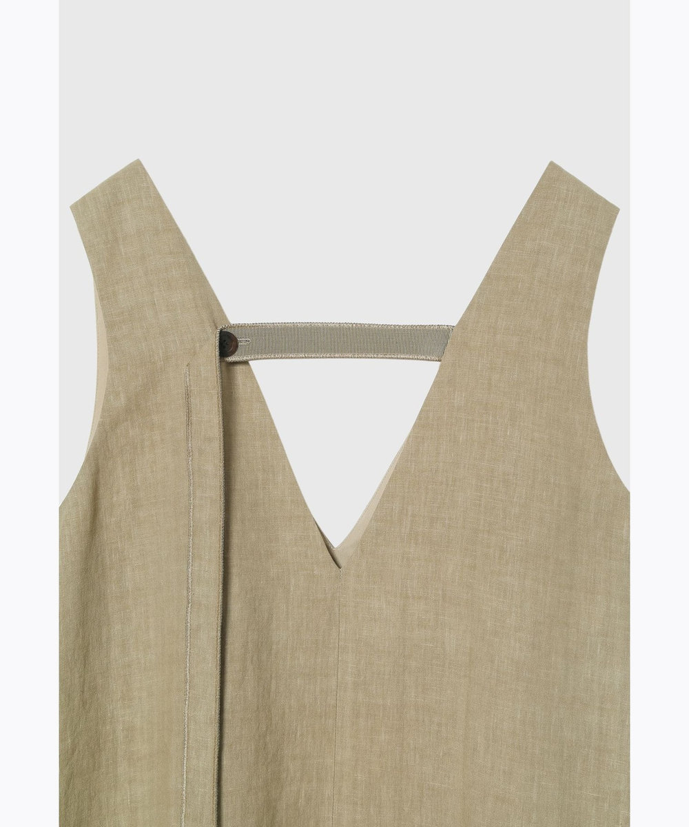 DÉPAREILLÉ WASHER LINEN DRESS / ワッシャーリネンドレス ベージュ