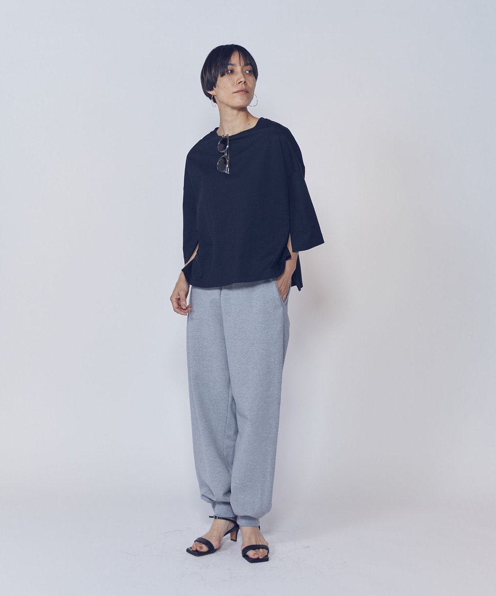 1er Arrondissement ＜IRONING (アイロニング)＞ロゴスウェットパンツ グレー