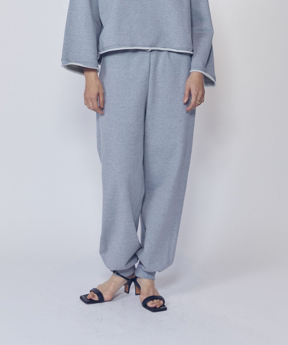 1er Arrondissement ＜IRONING (アイロニング)＞ロゴスウェットパンツ グレー
