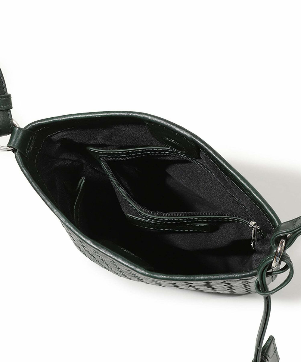 MEN'S BIGI 【SEEKER/シーカー】別注メッシュレザーショルダーバッグ グリーン