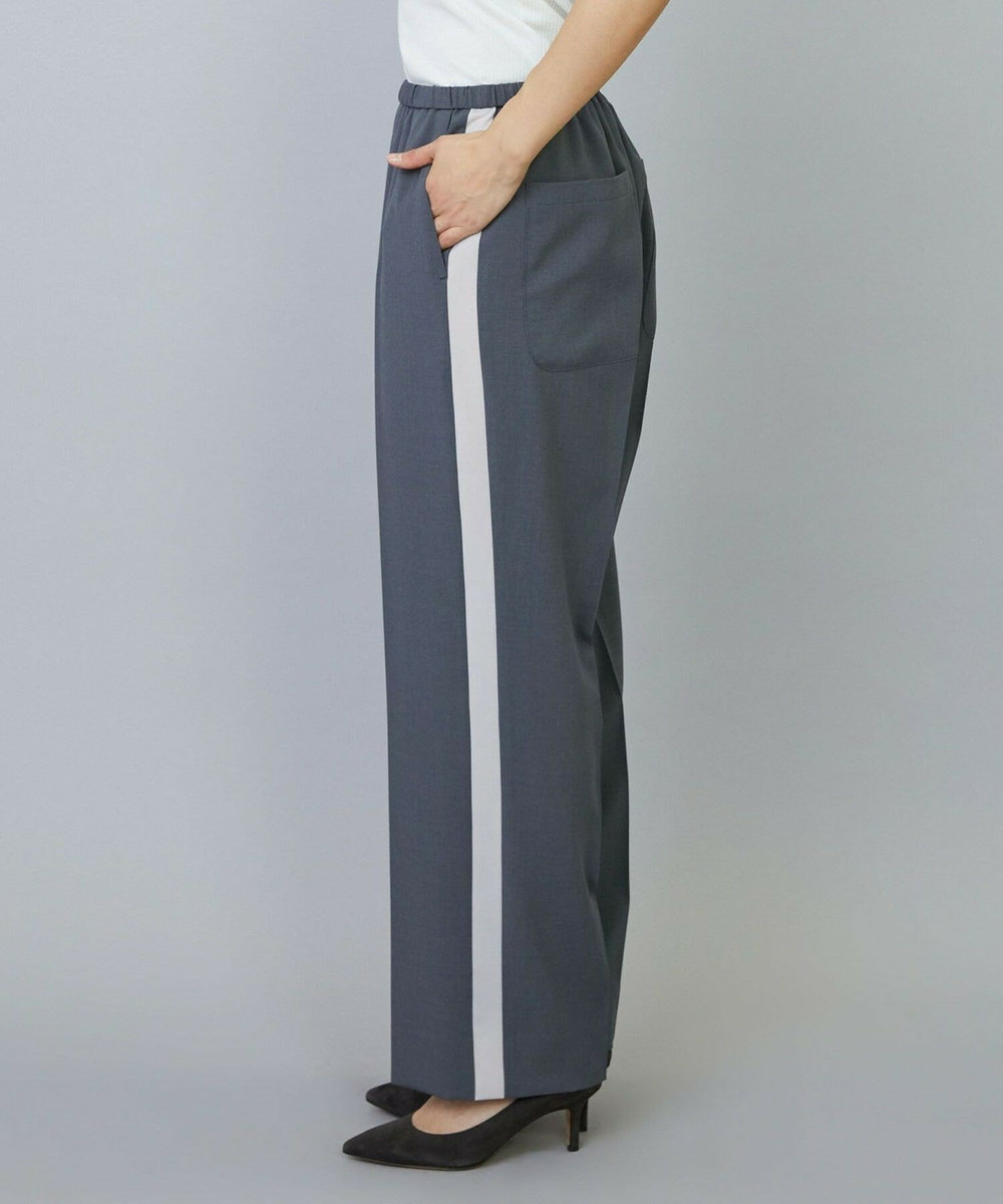 MOGA ニュードライトロストレートラインパンツ グレー