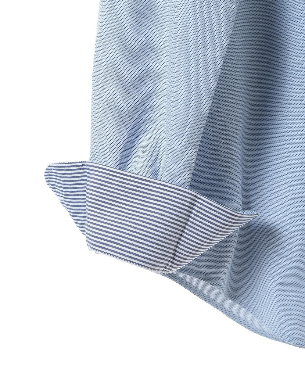 MEN'S BIGI コットンポリエステルドビーシャツ<EASY CARE> ホワイト系その他