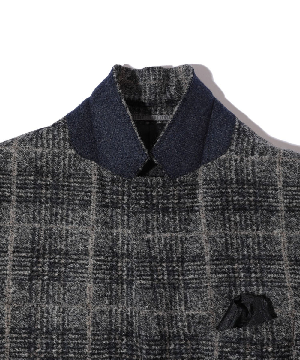 MEN'S BIGI 【LANIFICIO ROMA】ジャージテーラードジャケット ブルー系その他