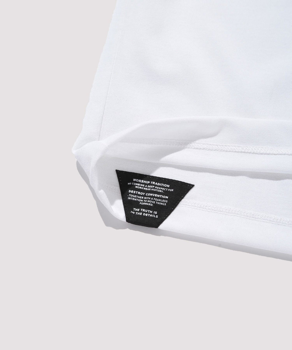 MEN'S BIGI 【DENHAM×MEN'S BIGI】TRYCOOL天竺シザープリントT ホワイト