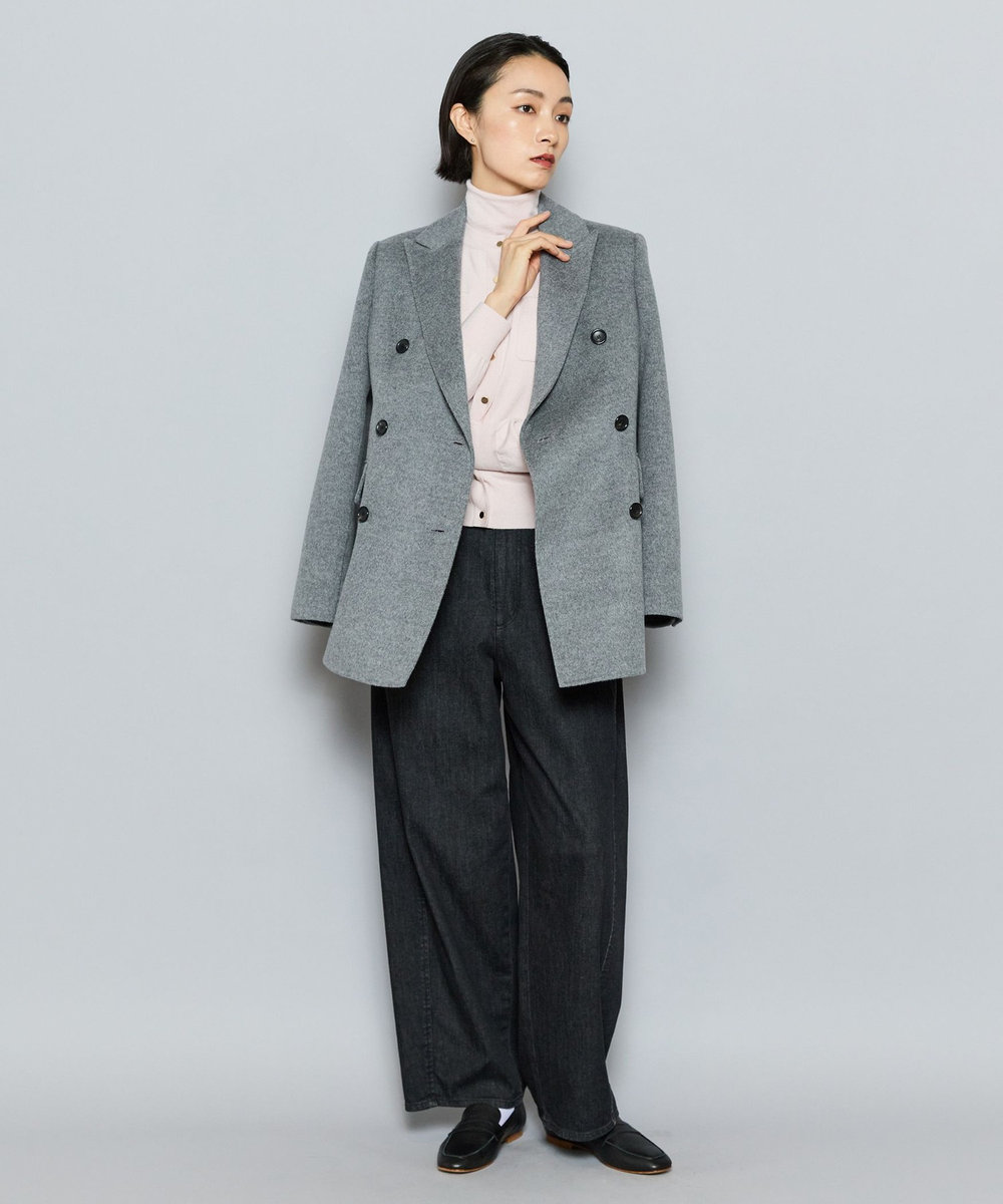 L'EQUIPE COUTURIER カシミヤシルクHGニットカーディガン ピンク