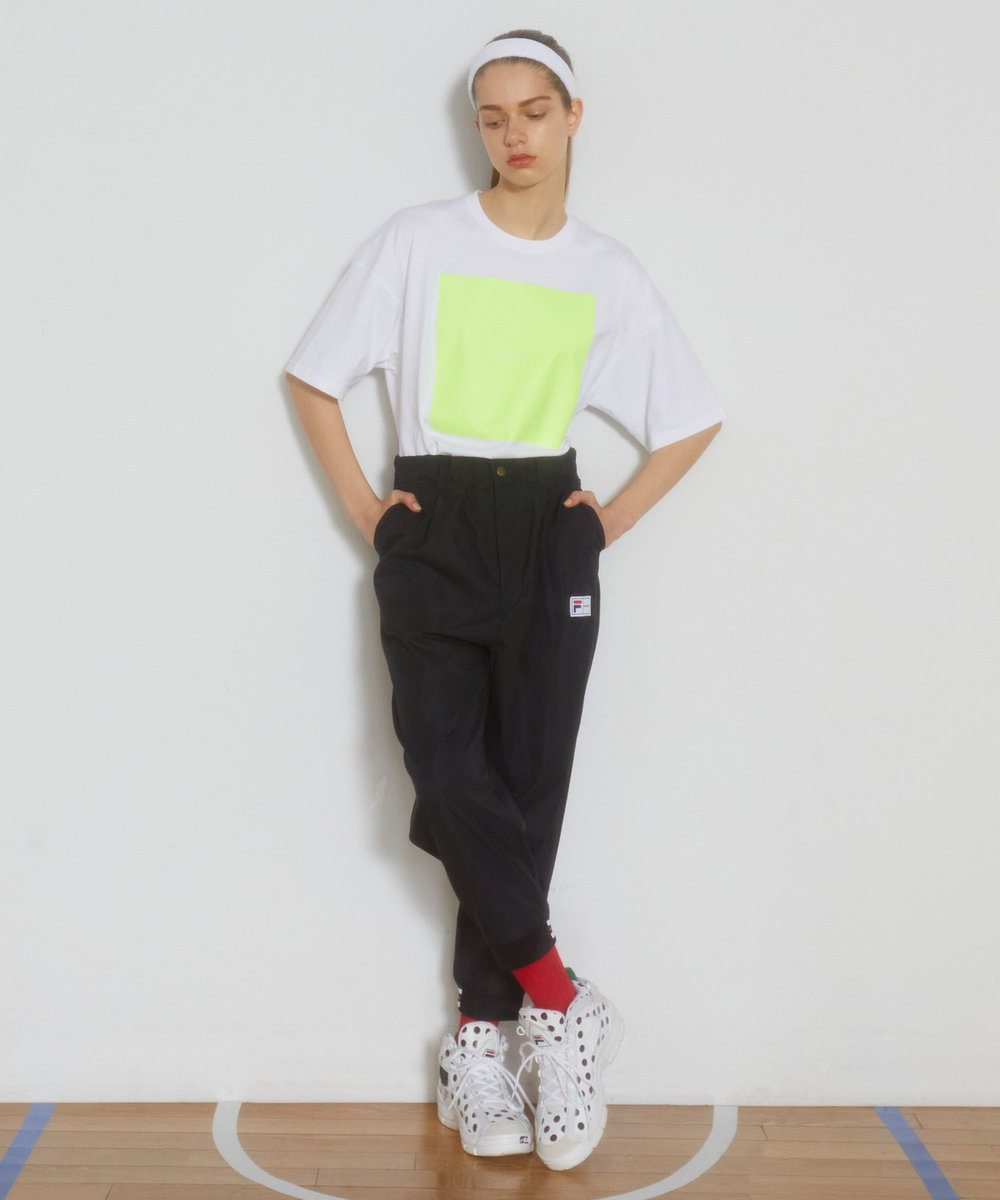 FRAPBOIS FILA×FRAPBOISパンツ ブラック