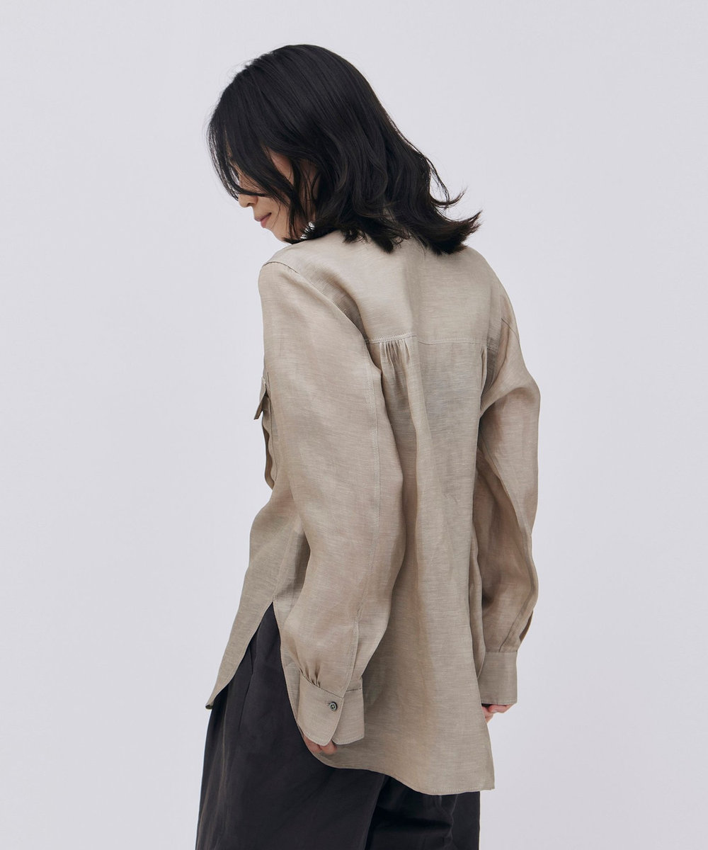 unbilanc カッスルシャツ ベージュ