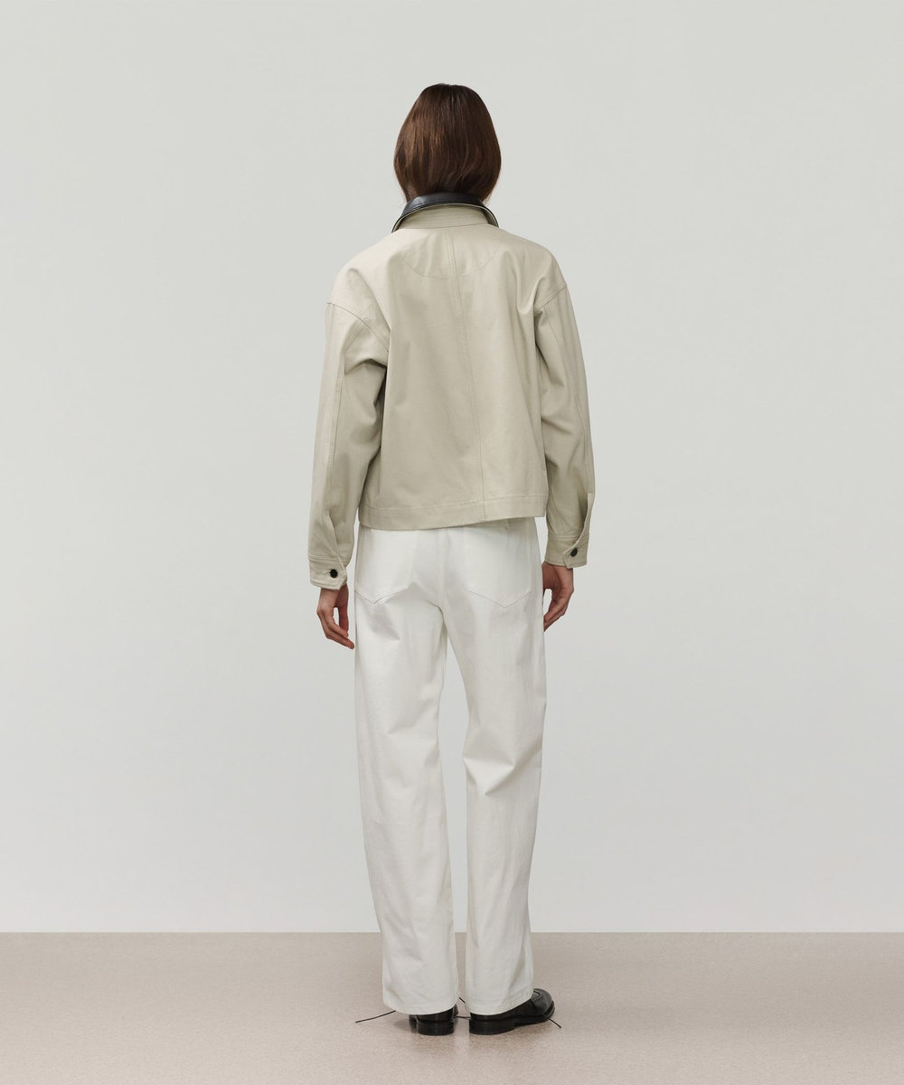 DÉPAREILLÉ GABARDINE PANTS / ギャバジンパンツ ホワイト