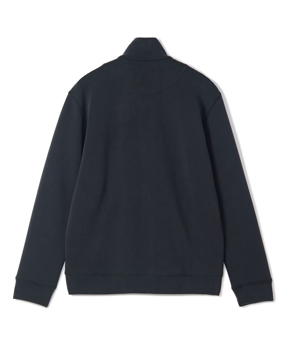 MEN'S BIGI スエードタッチ ダンボールスタンドジップアウター ブラック