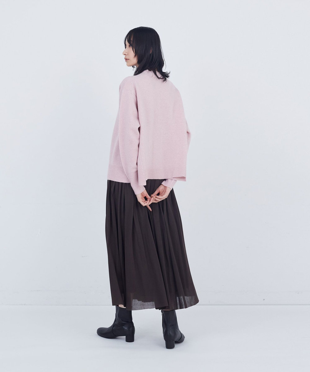 ADIEU TRISTESSE ウールカシミヤニットカーディガン ピンク