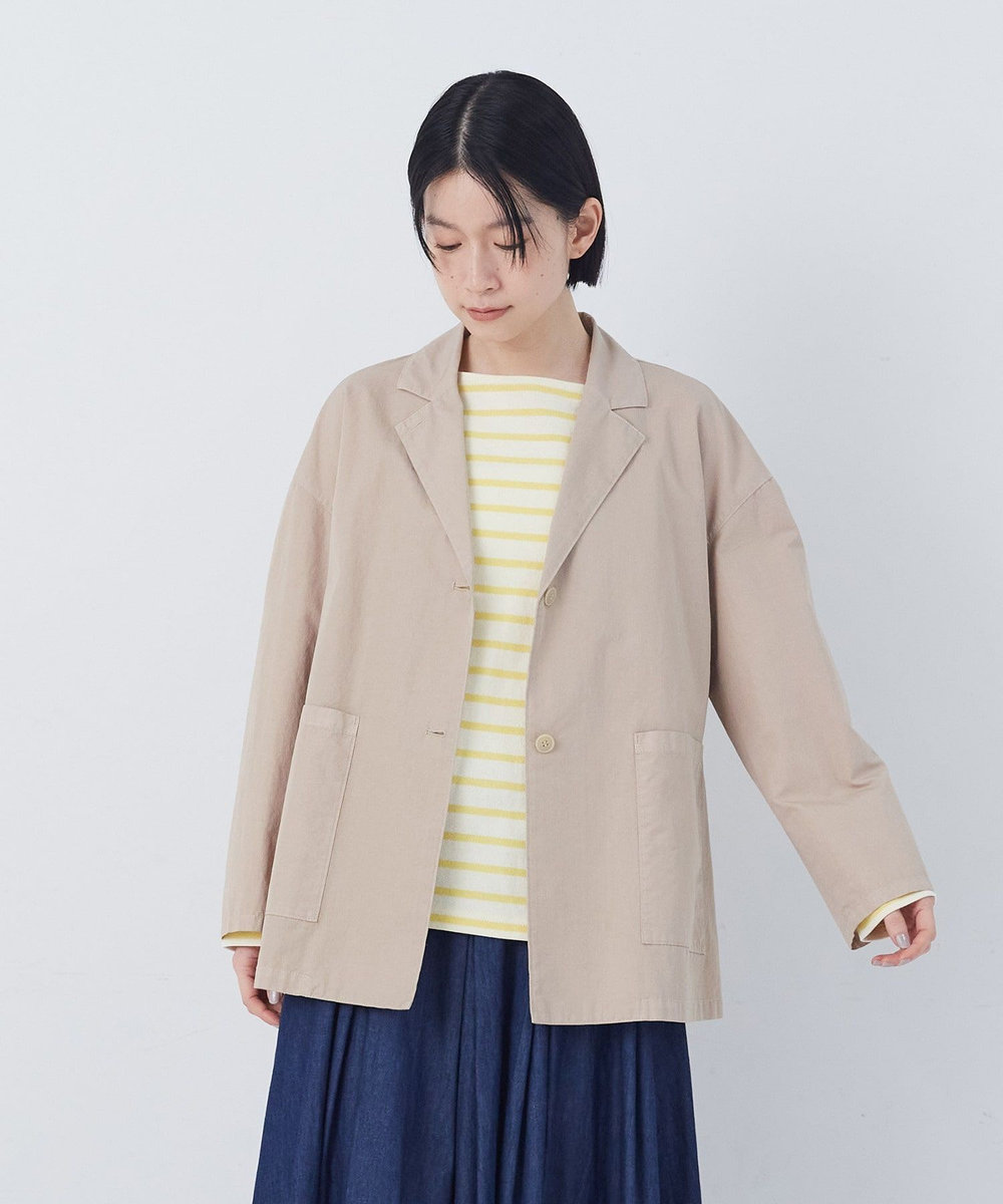 congés payés ADIEU TRISTESSE ナイロンウェザージャケット ベージュ