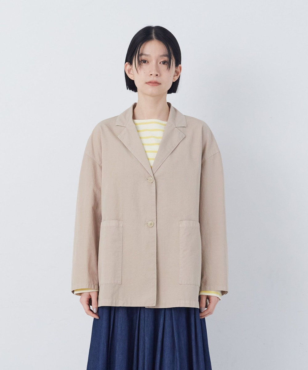congés payés ADIEU TRISTESSE ナイロンウェザージャケット ベージュ