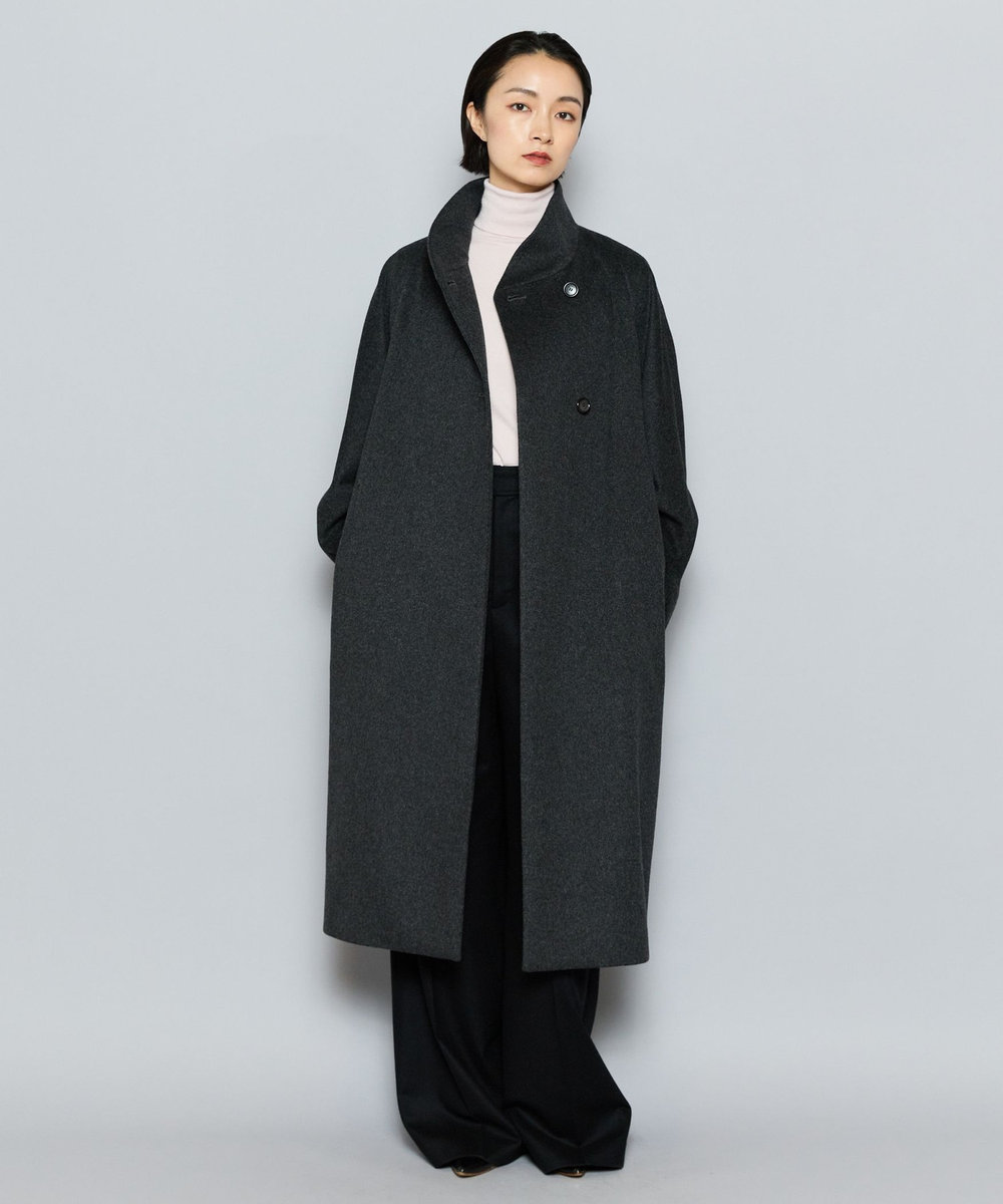L'EQUIPE COUTURIER カシミヤシルクHGニットハイネックプルオーバー ピンク