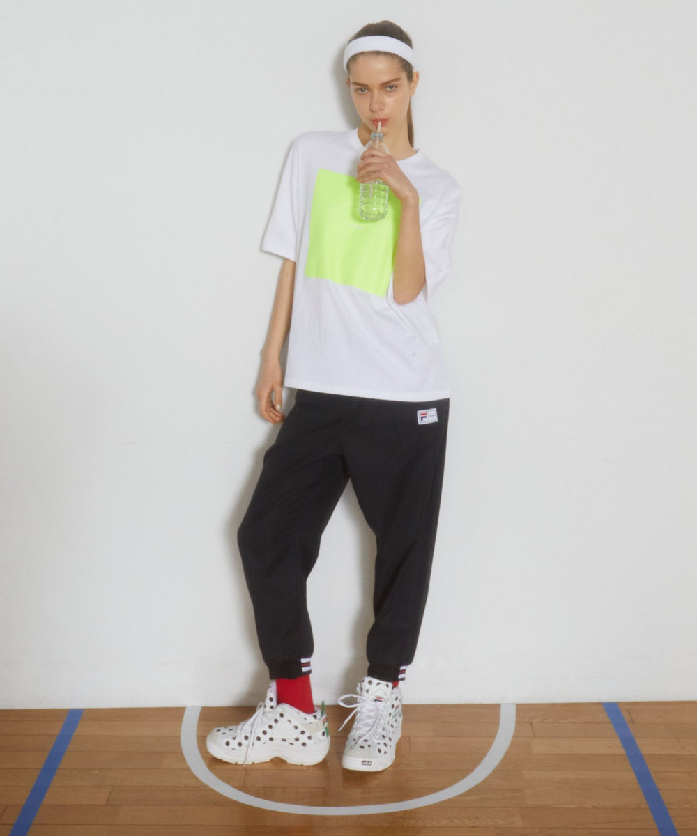 FRAPBOIS FILA×FRAPBOISパンツ ブラック