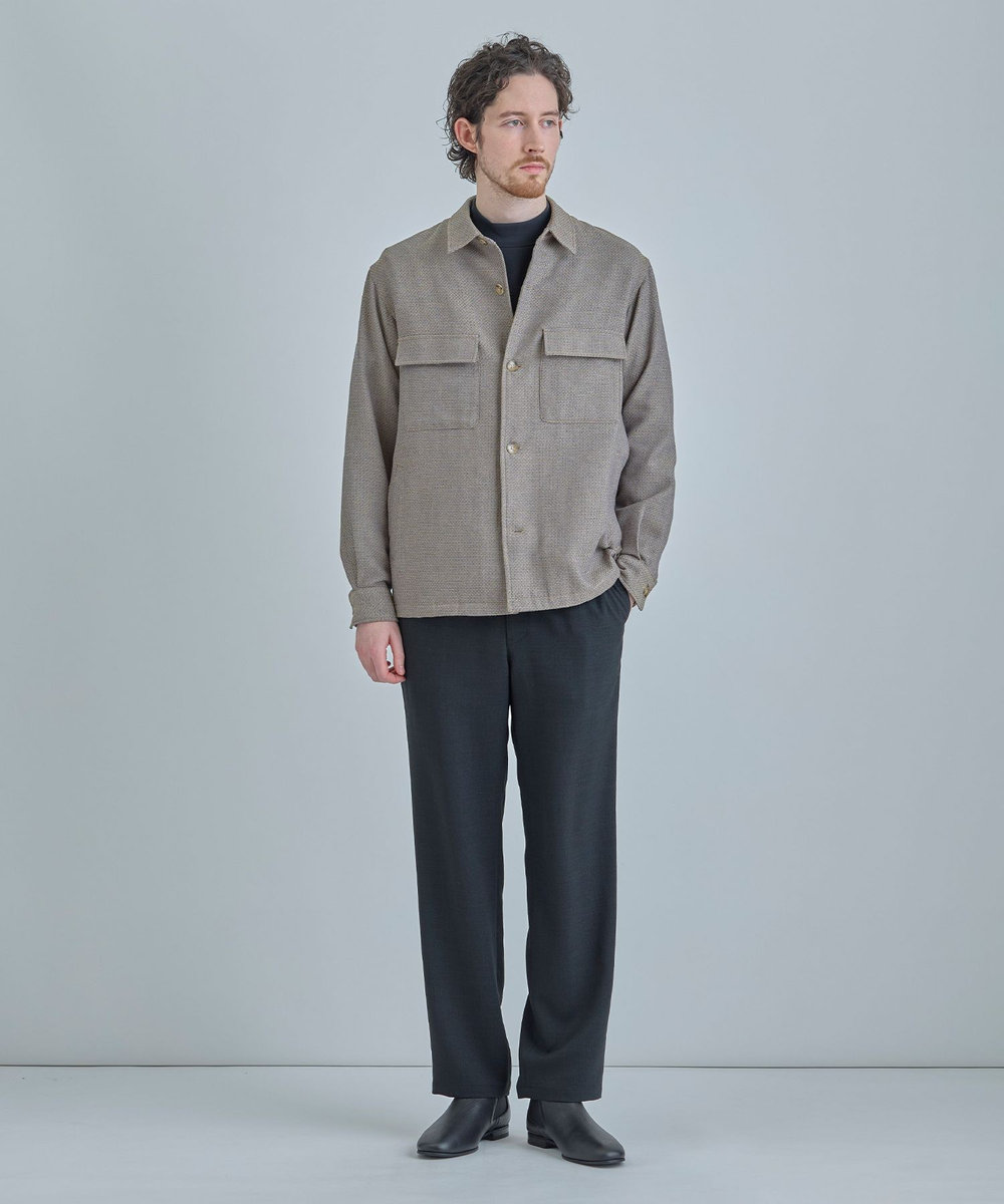 MEN'S BIGI 山羊皮サイドゴアブーツ ブラック