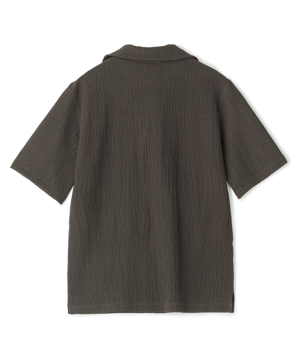 UNION STATION ＜WEB限定＞ワッシャースキッパーポロシャツ カーキ