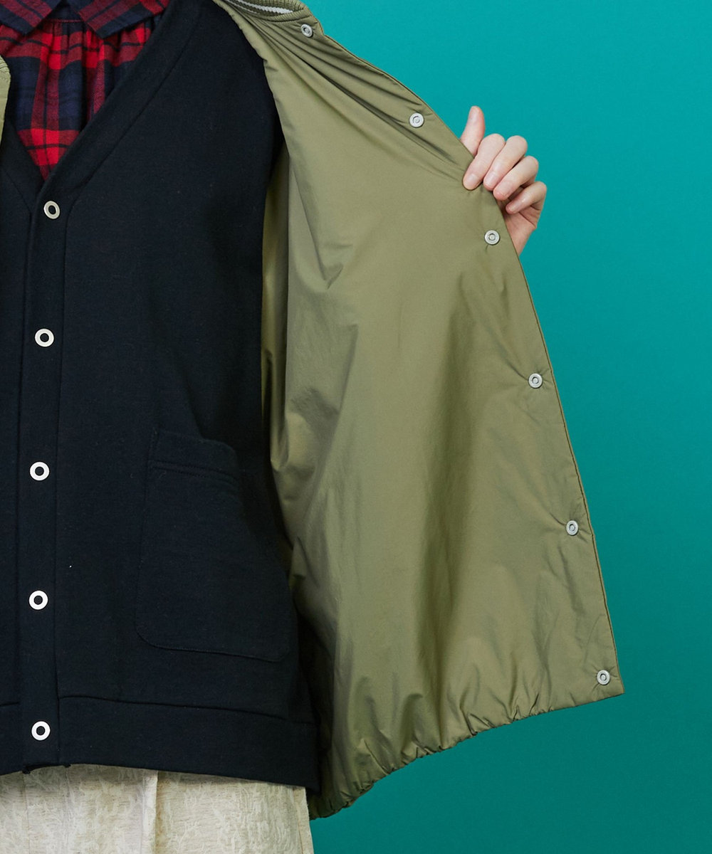 FRAPBOIS ツーウェイコート ブルゾン カーキ
