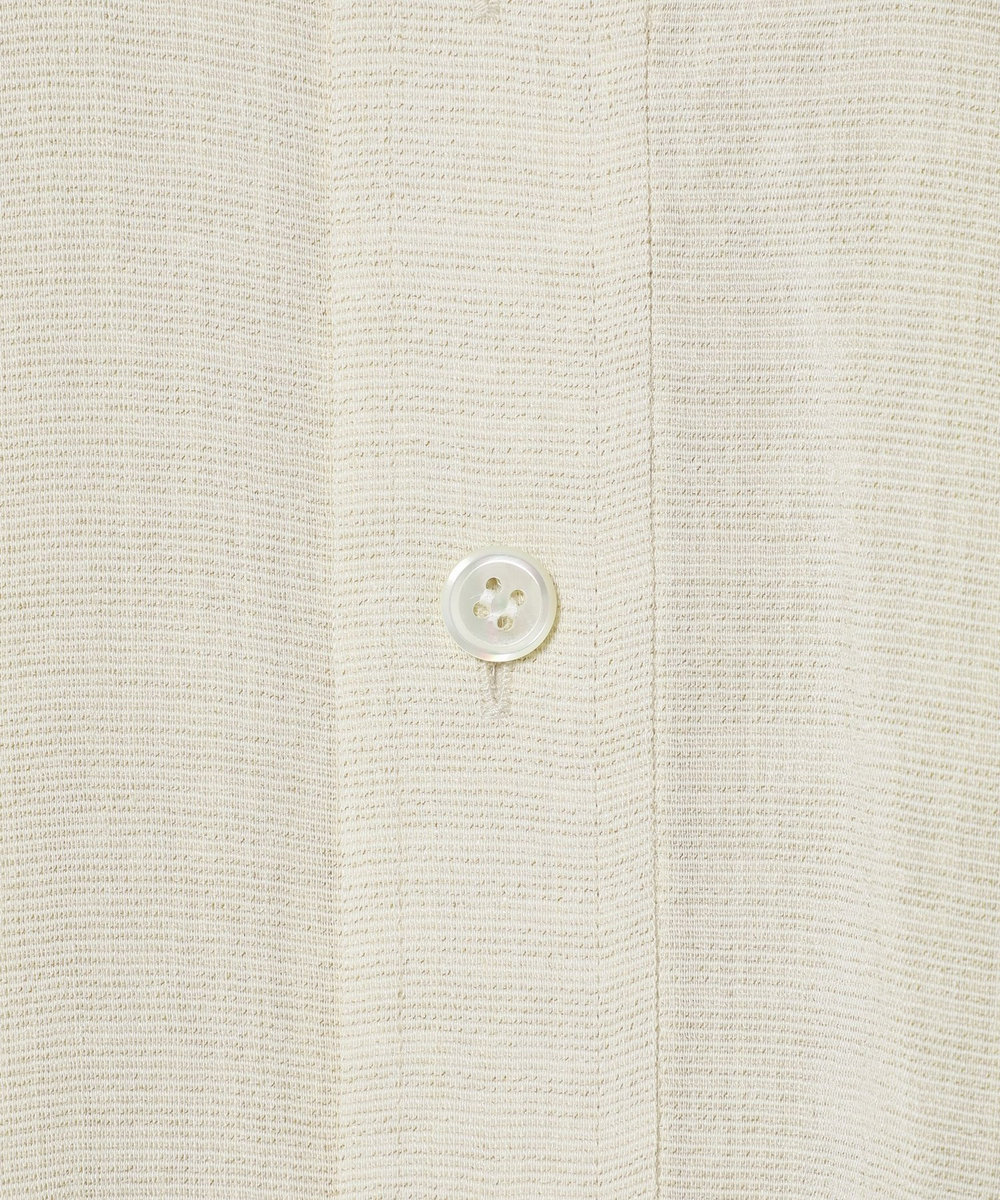 DÉPAREILLÉ TRIACETATE SLUB FRENCH SLEEVE BLOUSE /トリアセテートスラブフレンチスリーブブラウス ベージュ