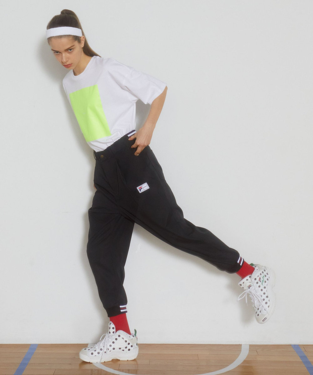 FRAPBOIS FILA×FRAPBOISパンツ ブラック