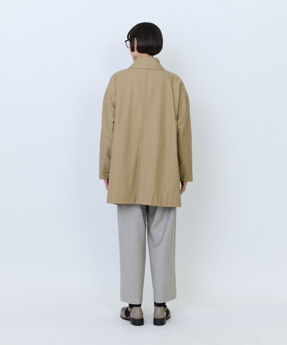 LOISIR コットンナイロンユーティリティジャケット ベージュ
