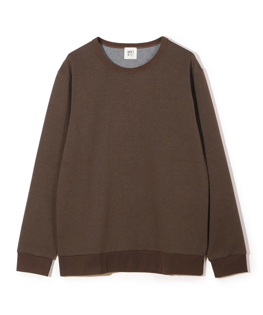 MEN'S BIGI ライトダンボールスウェットロングTシャツ ブラウン