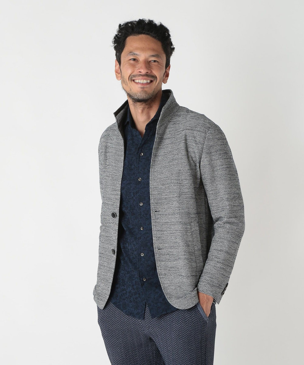MEN'S BIGI ハニカムメッシュカットジャケット ネイビー