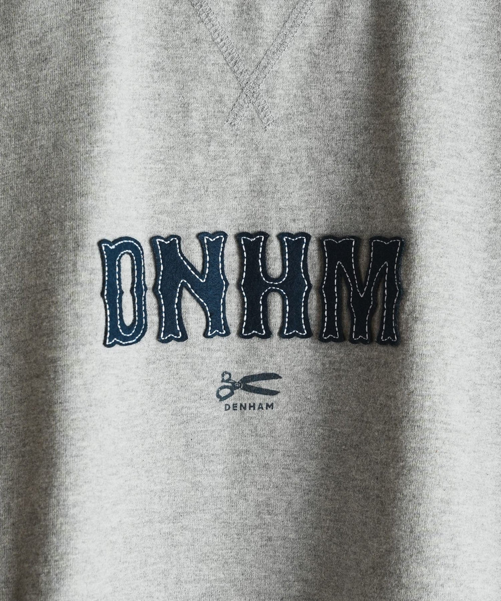 MEN'S BIGI 【DENHAM/デンハム】別注 ロゴTEE グレー