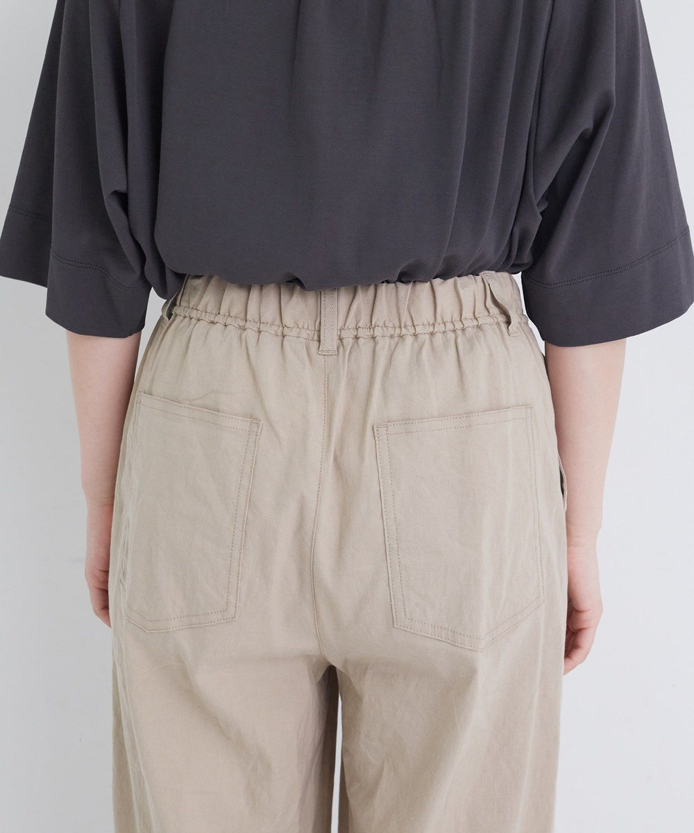 congés payés ADIEU TRISTESSE ワイドストレートパンツ ベージュ