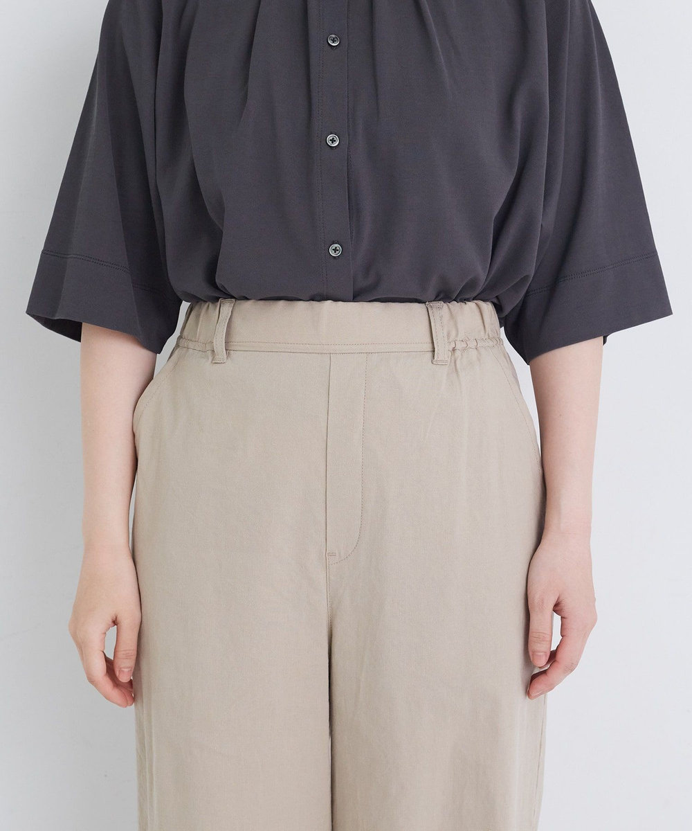 congés payés ADIEU TRISTESSE ワイドストレートパンツ ベージュ