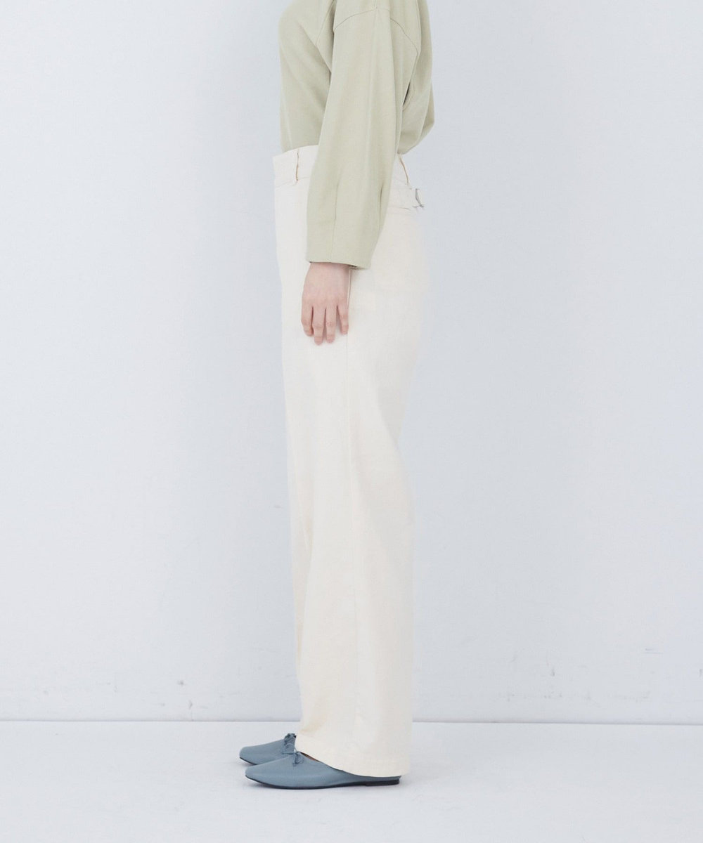 ADIEU TRISTESSE センタープレスストレートパンツ キナリ
