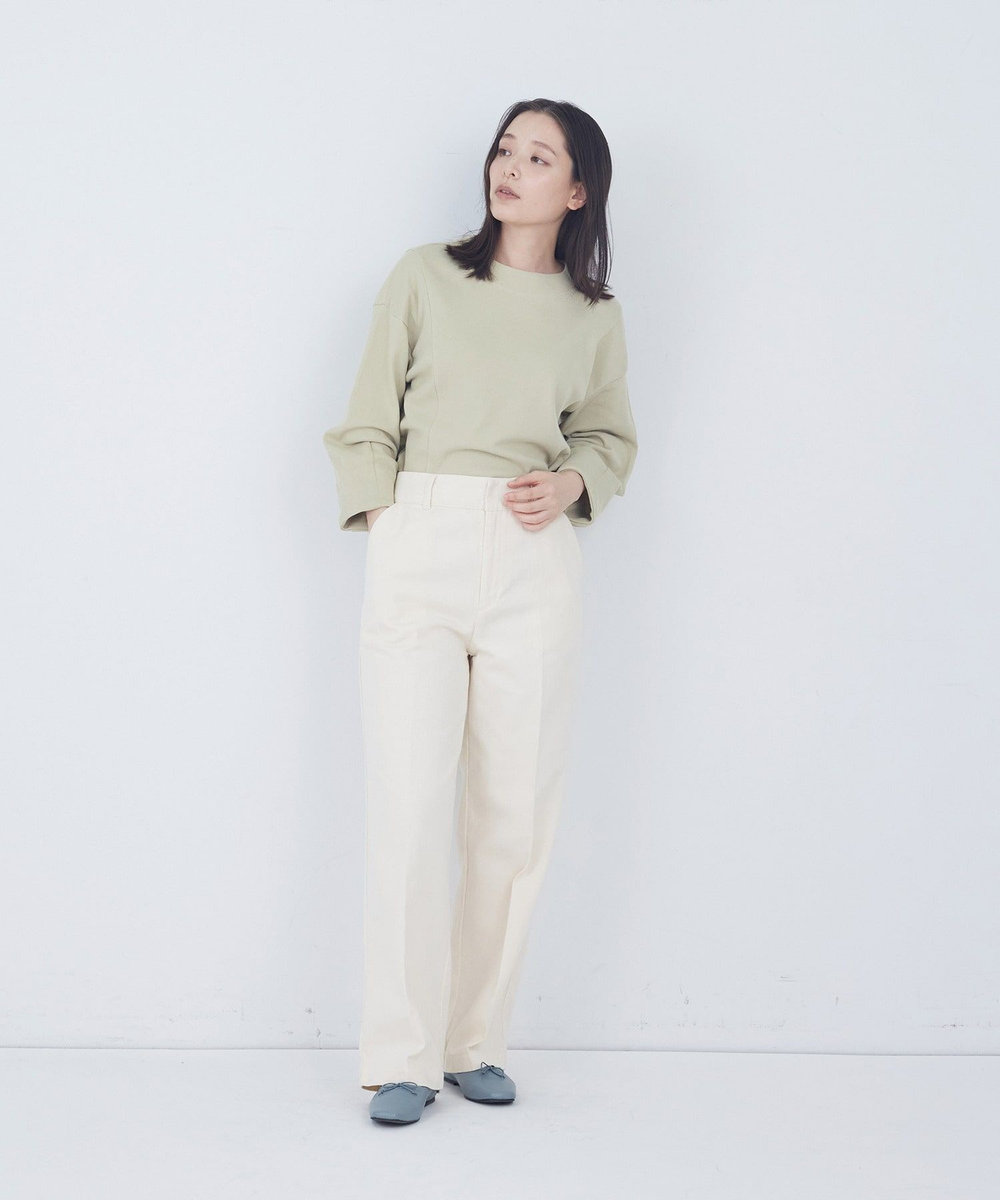 ADIEU TRISTESSE センタープレスストレートパンツ キナリ