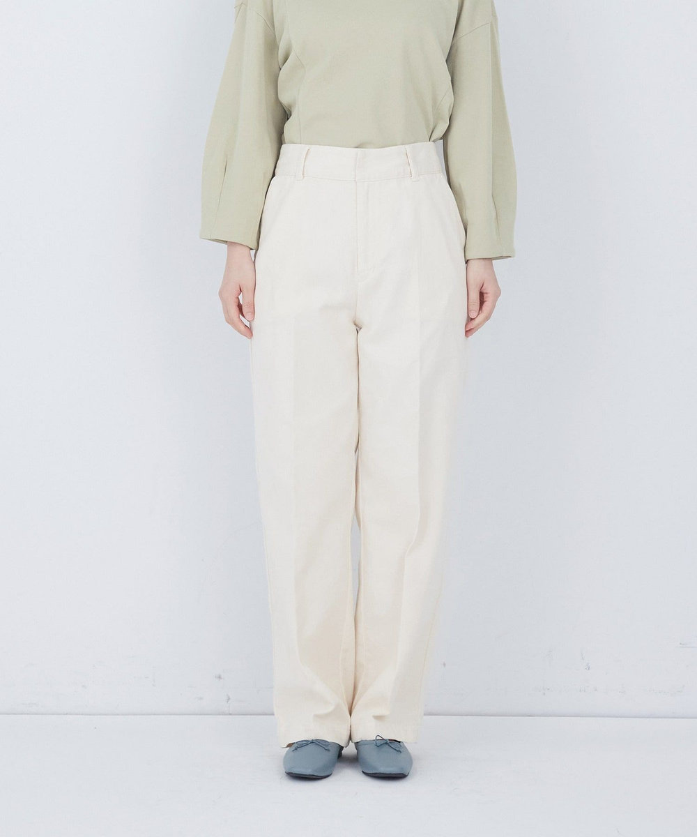 ADIEU TRISTESSE センタープレスストレートパンツ キナリ
