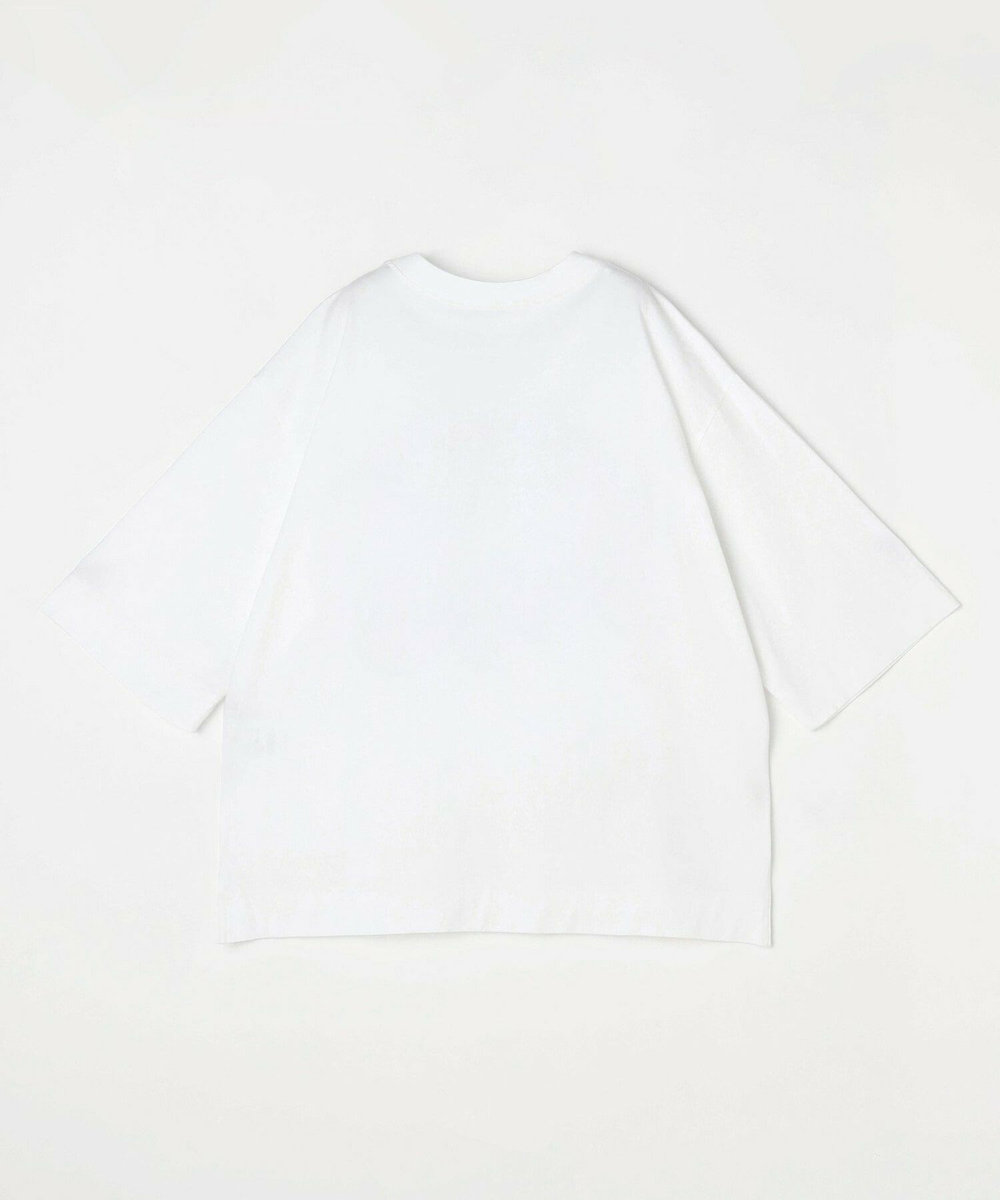 L'EQUIPE Lサイズ（大きいサイズ） 【大きいサイズ】フレームロゴTシャツ ホワイト