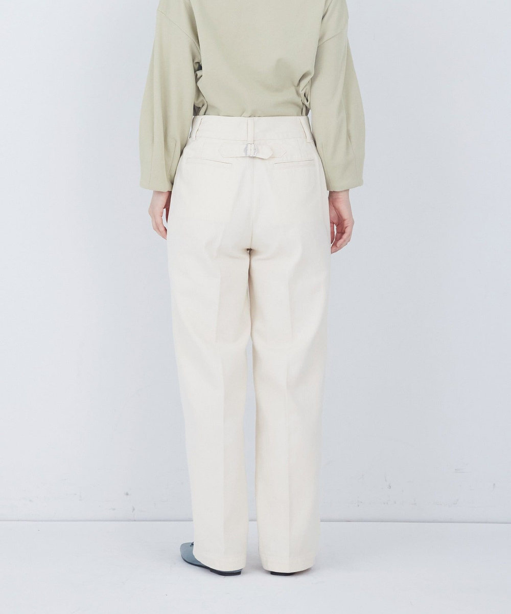 ADIEU TRISTESSE センタープレスストレートパンツ キナリ