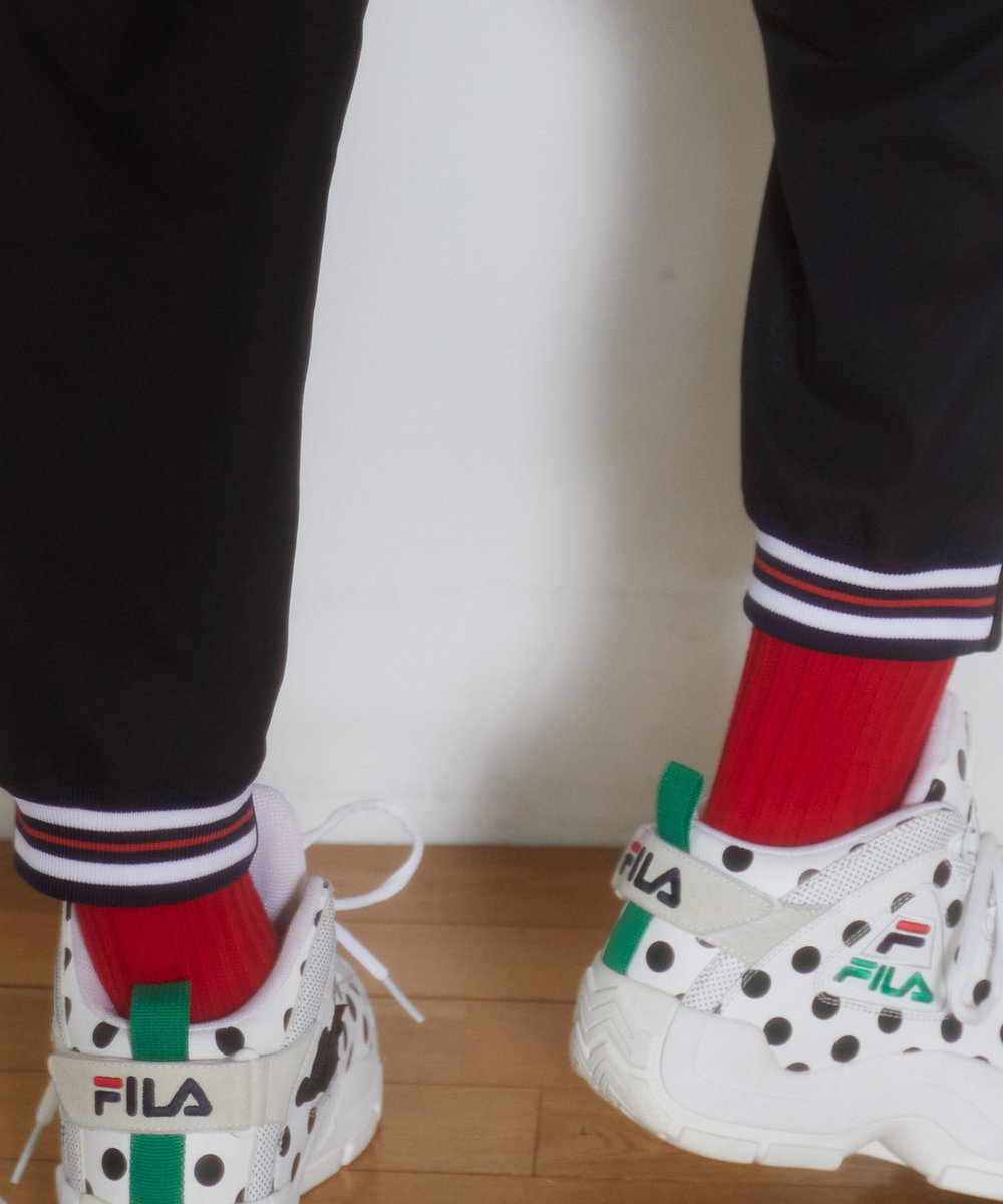 FRAPBOIS FILA×FRAPBOISパンツ ブラック