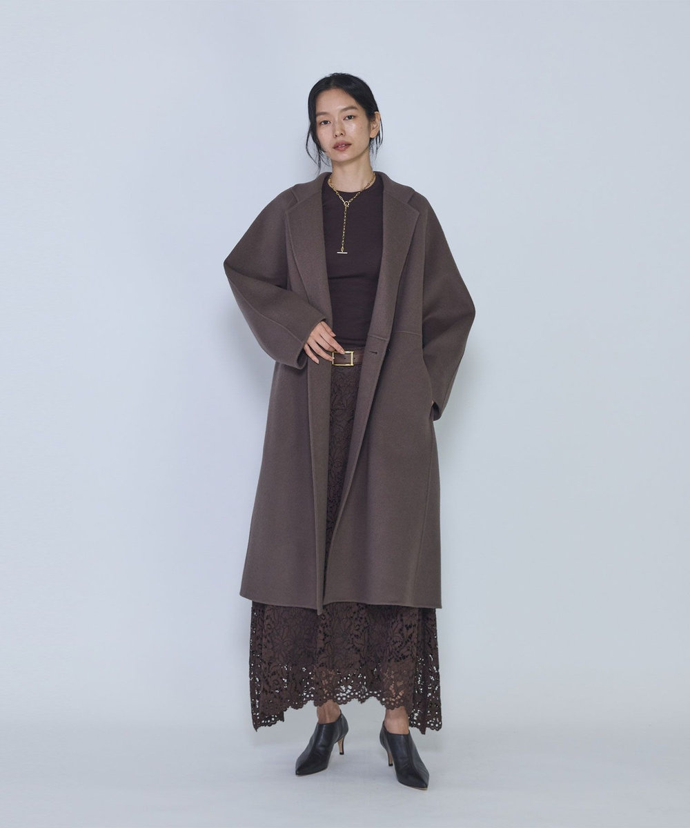 1er Arrondissement ラップリバーコート モカ