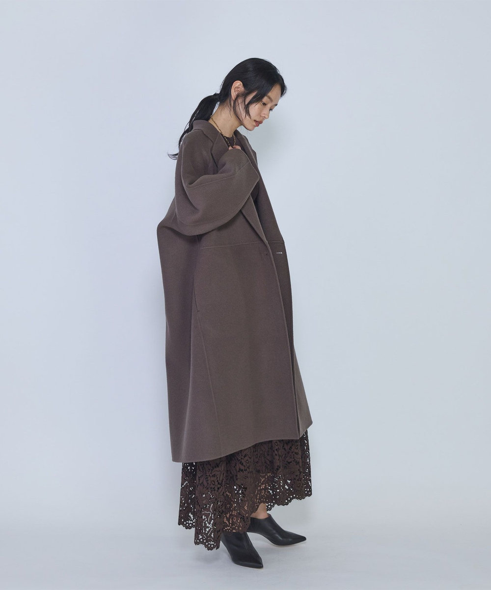 1er Arrondissement ラップリバーコート モカ