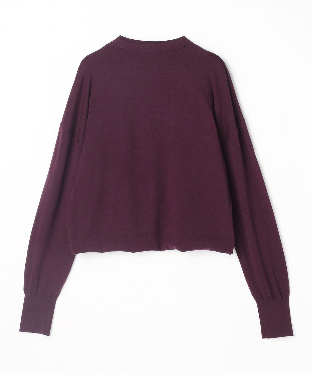 DÉPAREILLÉ HIGH GAUGE LAYERED KNIT / ハイゲージレイヤードニット ボルドー