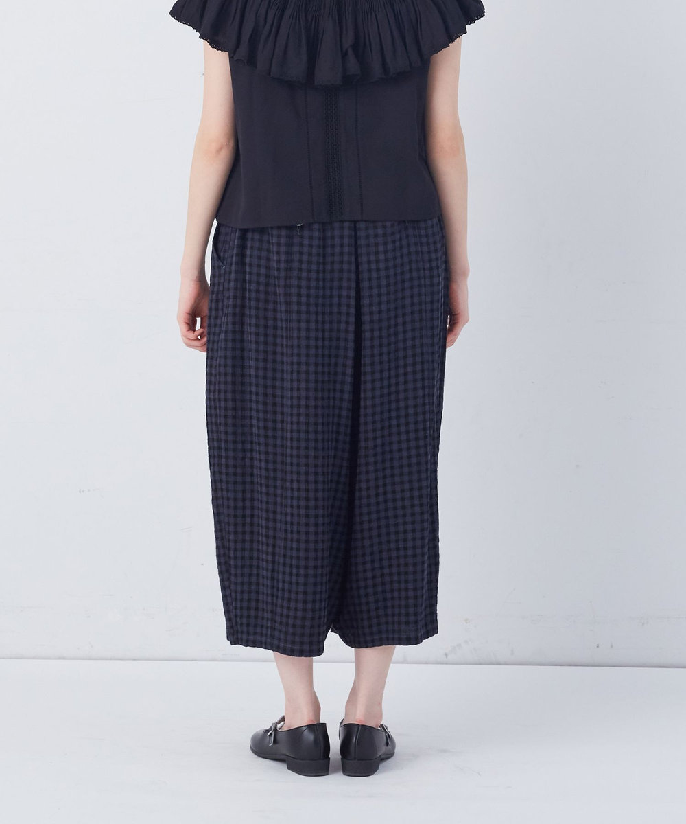 congés payés ADIEU TRISTESSE 【FAVE】シャーリングワイドサルエルパンツ ブルー系その他